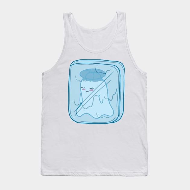 Little Ghost Frost Tank Top by nathalieaynie